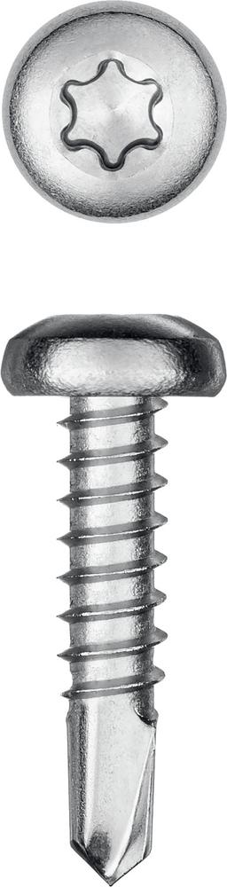 KRAFTOOL DS-P, 16 х 4.8 мм, А2, сверло, полукруглая головка, ТХ25, 400 шт, саморез нержавеющий (300931-48-016) - 1