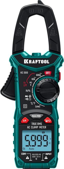 KRAFTOOL KC-300 Цифровые токовые клещи (59832) - 1
