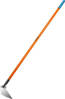 GRINDA PH-180 FIBER, 180 х 125 х 1360 мм, нержавеющая сталь, трапециевидный профиль, фибергласовый черенок, мотыга, PROLine (39592) - 1