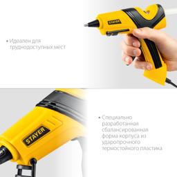 STAYER PRO 11, d 11 мм, 18 г/мин, электрический, пистолет термоклеевой, Professional (0681-20) - 6