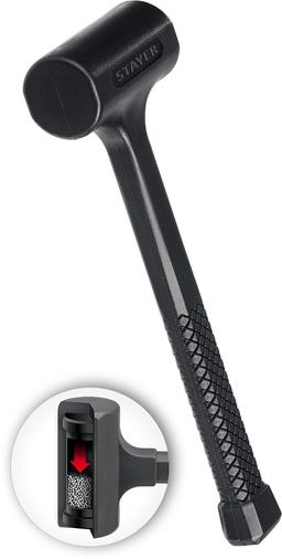 STAYER 40 мм, 450 г, цельнолитой безынерционный молоток, Professional (2042-450) - 1