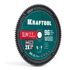 KRAFTOOL Slim wood cut 305 х 30 x 2.2 мм, 96Т, диск пильный по дереву, (36955-305-30-96) - 1