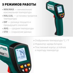 KRAFTOOL TRM-1000, -30° +950°С, пирометр инфракрасный (45703-950) - 4