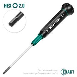 KRAFTOOL Precision, Hex2.0, отвертка для точных работ (25685-2.0) - 4