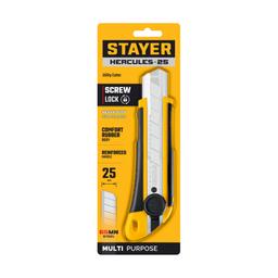 STAYER HERCULES-25, 25 мм, нож с винтовым фиксатором (09147) - 2