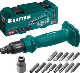 KRAFTOOL ID-15, 15 предм., ударно-поворотная отвертка (25550-Н10) - 1