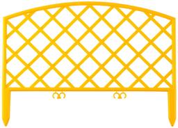 GRINDA Плетень, 24 х 320 см, желтый, 7 секций, декоративный забор (422207-Y) - 1