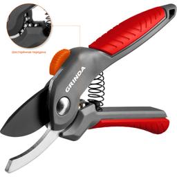 GRINDA G-22, 200 мм, с двухкомпонентными рукоятками, плоскостной секатор (423122) - 4