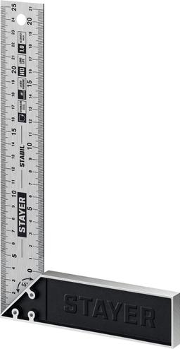 STAYER 250 мм, столярный угольник, Professional (3431-25) - 4