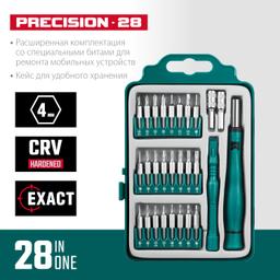 KRAFTOOL Precision-28, 28 предм., отвертка для точных работ (25677) - 3