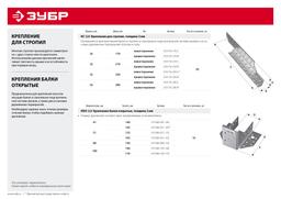 ЗУБР КБО-2.0, 51 x 165 x 2 мм, цинк, открытое крепление балки (310186-051-165) - 5