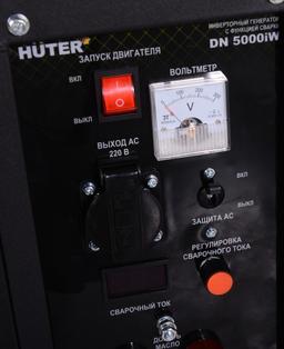 Электрогенератор инверторный Huter DN 5000iW (с функцией сварки) - 10