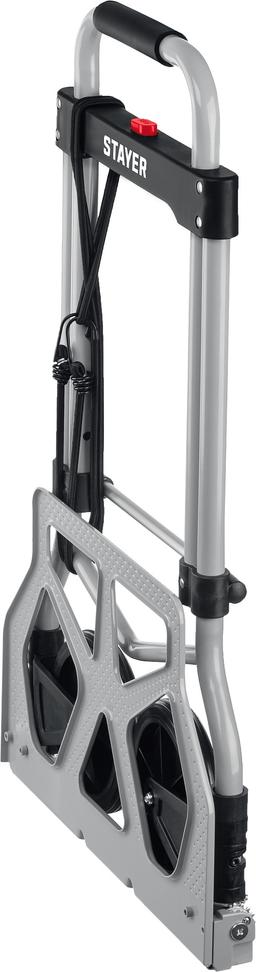 STAYER PROTruck, до 70кг, каркас и платформа из алюминия, платформа 39х28см, колеса d13 см, вес 3.0кг, складная хозяйственная тележка (38755-70) - 3