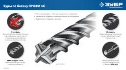 ЗУБР ПРОФИ-4Х 16x210 мм, SDS-plus бур (29313-210-16) - 10