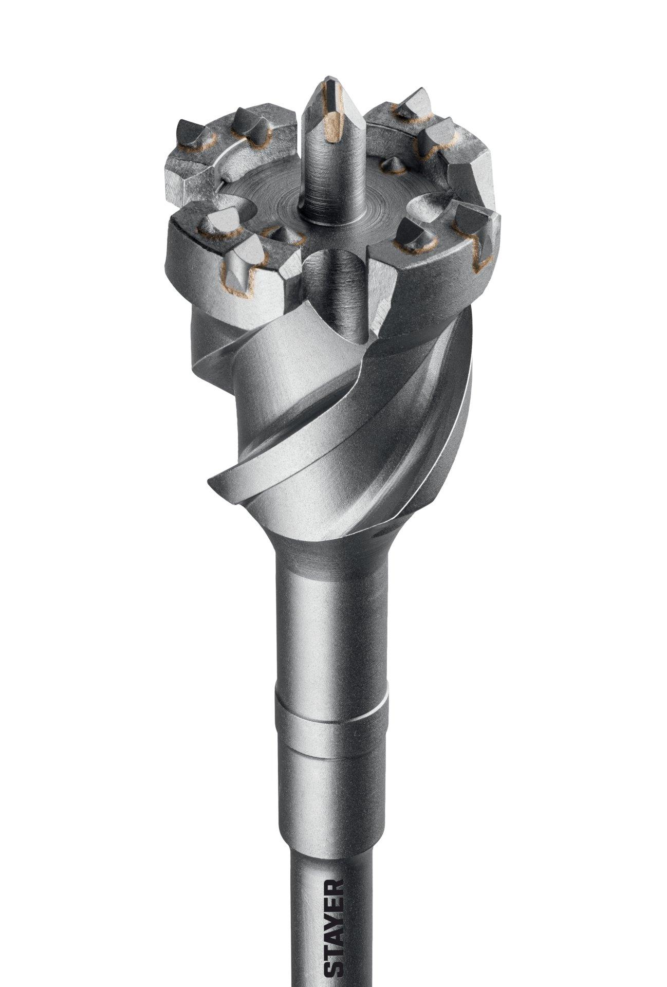 STAYER HERCULES-4Х d 80 х 500/600 мм, SDS-max проломной бур, PROFESSIONAL (29319-80-600)