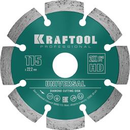 KRAFTOOL Universal, 115 мм, (22.2 мм, 10 х 2.2мм), сегментный алмазный диск (36680-115) - 1
