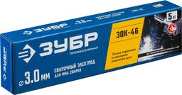 ЗУБР Д 3.0 х 350 мм, 5 кг в коробке, ЗОК-46 рутил-целлюлозный, электрод сварочный, Профессионал (40035-3.0) - 2
