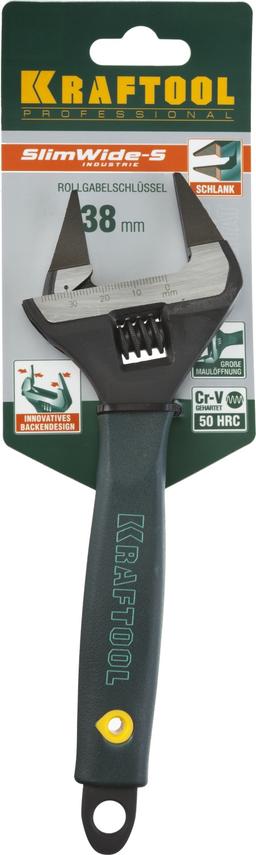 KRAFTOOL SlimWide Ultra, 200/38 мм, разводной ключ (27263-20) - 2