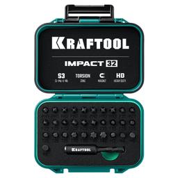 KRAFTOOL Impact-32, 32 шт, набор ударных бит (26066-H32) - 6