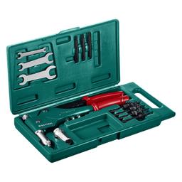 KRAFTOOL Combo3-M6, 360°, 3 вида заклёпок, комбинированный поворотный заклепочник в кейсе (31178) - 8