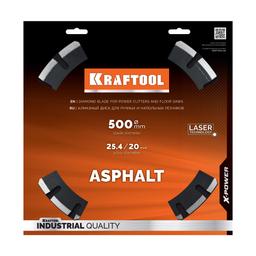 KRAFTOOL ASPHALT 500 мм (25.4/20 мм, 12х4.0 мм), алмазный диск (36687-500) - 9