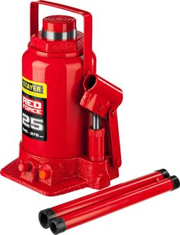 STAYER RED FORCE, 25 т, 240 - 375 мм, бутылочный гидравлический домкрат, Professional (43160-25) - 7