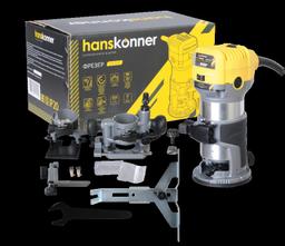 HRE1185 Фрезер Hanskonner, 850 Вт, 10000-30000 об., цанга 6,8 мм, сумка, 3 базы - 4