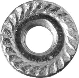 ЗУБР DIN 6923, кл. пр. 6, M4, цинк, 5 кг, гайка с фланцем (303630-04) - 3