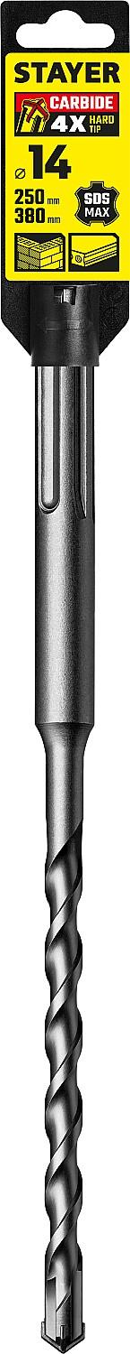 STAYER Hercules-4Х, 14 x 250/380 мм, SDS-max бур, Professional (29370-250-14) - 2