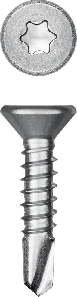 KRAFTOOL DS-C, 16 х 3.5 мм, А2, сверло, потайная головка, ТХ15, 1000 шт, саморез нержавеющий (300932-35-016) - 1