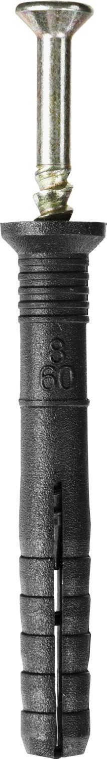 STAYER 8 х 60 мм, потайной бортик, 60 шт, дюбель-гвоздь (30645-08-060) - 1