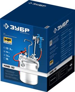 ЗУБР KNB-10, 10 л, красконагнетательный бак с краскораспылителем, Профессионал (06464) - 2