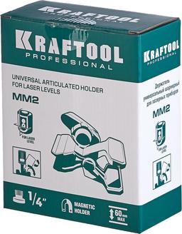 KRAFTOOL ММ2, универсальный шарнирный держатель-клипса (34704) - 3