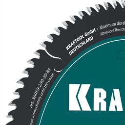 KRAFTOOL Slim wood cut 250 х 30 x 2.0 мм, 88Т, диск пильный по дереву, (36955-250-30-88) - 3