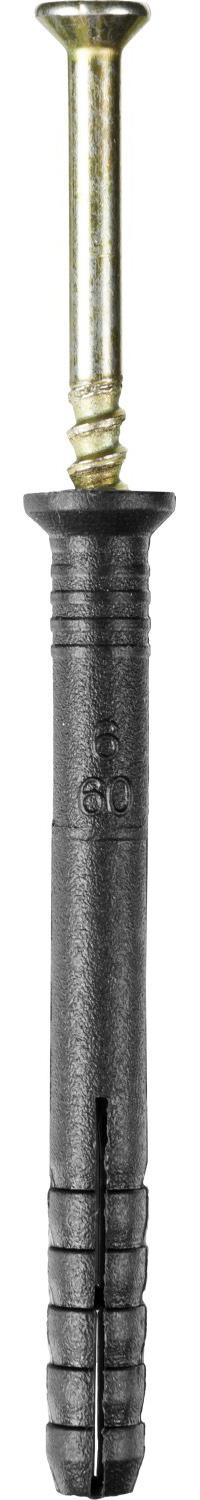 STAYER 6 х 60 мм, потайной бортик, 100 шт, дюбель-гвоздь (30645-06-060) - 1