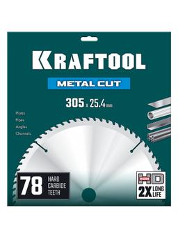 KRAFTOOL Metal Cut 305 х 25.4 мм, 78Т, диск пильный по металлу и стали (36954-305-25.4-78) - 2