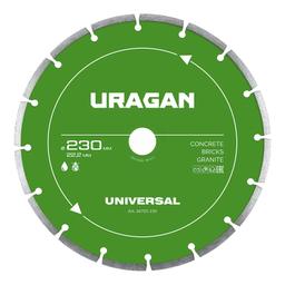 URAGAN UNIVERSAL 230 мм, диск алмазный отрезной сегментный (36705-230) - 1