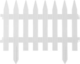 GRINDA Классика, 28 х 300 см, белый, 7 секций, декоративный забор (422201-W) - 1